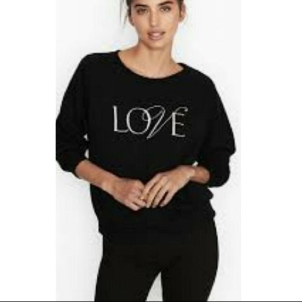 HP - VICTORIA'S SECRET STRETCH FLEECE CREWNECK WOMEN'S